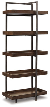 Prime Furniture - Ashley Furniture - Starmore Entertainment Center - Left or Right Pier / Brown/Gunmetal - W633-34